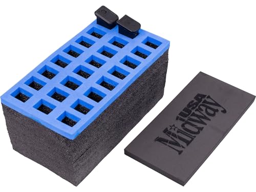 MidwayUSA 50 Caliber Ammo Can Foam Pistol Magazine Insert