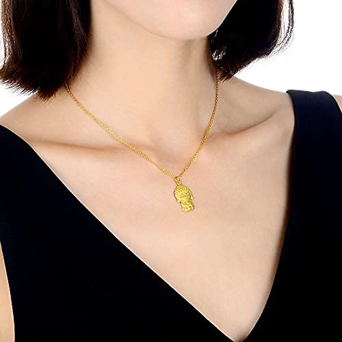 CHOW SANG SANG Cultural Blessings 999.9 24K Gold Price-by-Weight 2.35g Gold Buddha Pendant for Men and Women 89237P [Not Include the Necklace]3