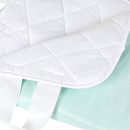 Dmi Waterproof Sheet To Be Used As A Bed Pad, Mattress Protector, Fsa And Hsa Eligible, Furniture Cover Or Seat Protector With Quilted Slide Sheet And 4 Layers Of Protection, With Straps, 28 X 36 #TOP6