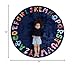 Malamaa ABC Alphabet Rug for Kids – 6 ft Round Blue Play Mat for Toddlers & Babies, Soft Nursery Decor for Learning Letters, Classroom & Playroom Area Mat