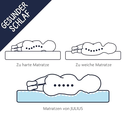 Julius Zöllner 1510070370 - Stubenwagenmatratze Dr. Lübbe Air Plus, 70 x 37 cm, Weiß
