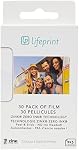 Lifeprint Papier photo 2x3 - 50 Paquet de film pour Lifeprint Imprimante photo et vidéo de réalité augmentée - Papier de zinc - Film collé à l'encre zéro - Papier d'impression collant personnalisable - Facile à utiliser -