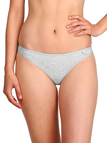 Image of Jockey Women Cotton Bikini Panties 8901326054482 SS02 Light Grey (Large, Light Grey)
