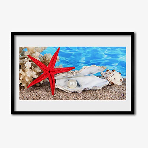 Affiche encadrée 60x40 cadre en MDF pour décoration murale de maison Tulup