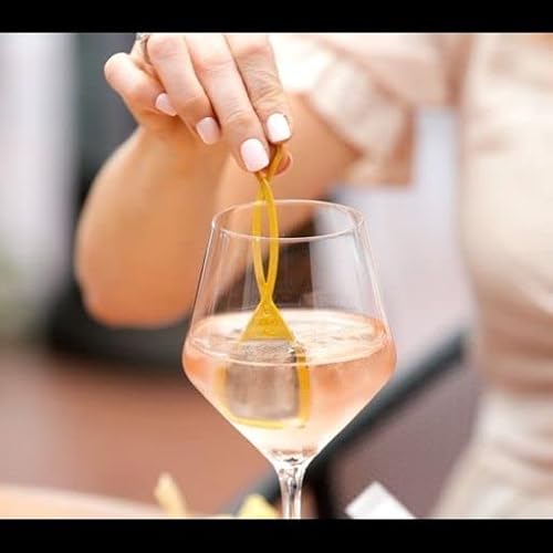 Purewine Silver & Gold Wand Histamine And Sulfite Filter, Purifier Reduces Wine Allergies, Stir Stick Aerates Wine - Pack Of 8 #TOP5