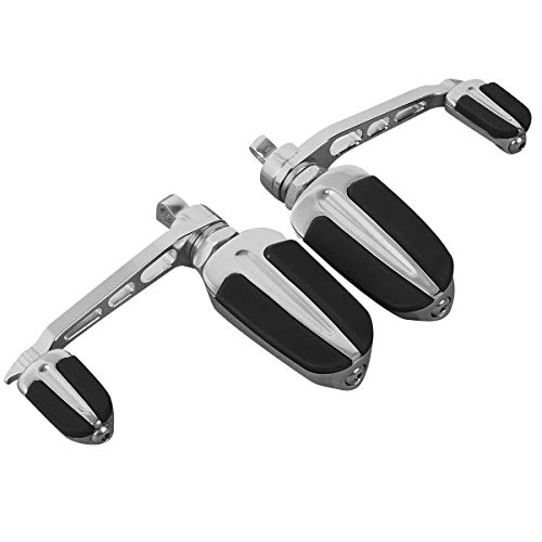 Slipstream Male Mount Foot Pegs W/Heel Rest Fit for models with H-D male mount style footpeg supports - Thumbnail 4