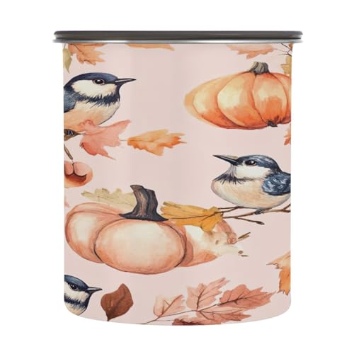 Contenedor hermético de acero para café al vacío 17oz miniatura 2