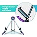 GUITTO Guitar Stand - Electric and Acoustic, Floor Standing Holder for Guitars, Bass, Banjo, Cello - Portable, Foldable, and Small A-Frame Design GGS-03