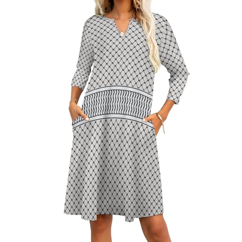 keffiyeh dress Keffiyeh Abaya in White – Mync Boutique main image 1