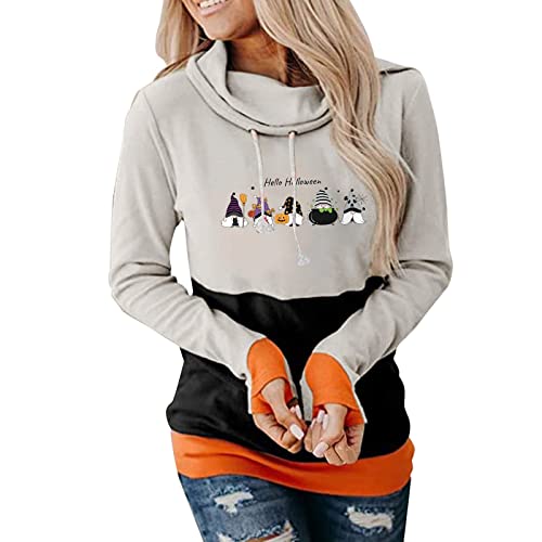 Skang Kapuzenpullover Damen Halloween-Hoodie-Pullover für Damen, lustiger...