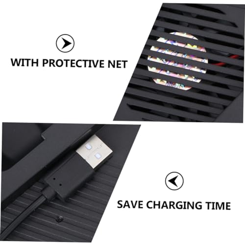 Refroidisseur console de jeu support de charge double et socle vertical - 3