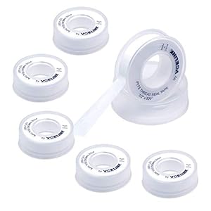 VCElink PT001 PTFE Gewindedichtband 6 Stück