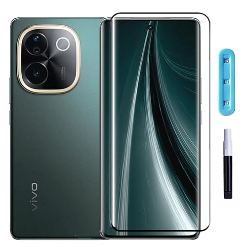 Image of Designerz hub Vivo T3 Pro 5G Tempered Glass | 9H Full Glue Full HD, Shatterproof, Anti Scratch Screen Guard for Vivo T3 Pro 5G