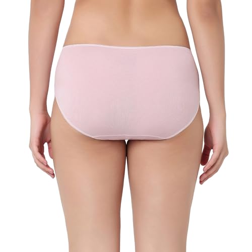 Image of juliet Cotton Hipster Premium Panties Set of 5 Full Coverage Stretchable Fabric