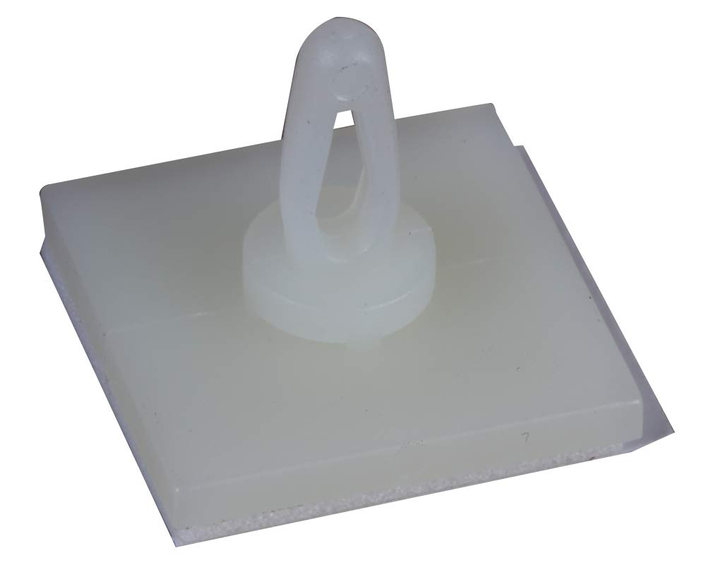 Duratool DTRCBSB-3-01A2-RT PCB Support, Taped Base, 4.8mm, 50 Pack, White