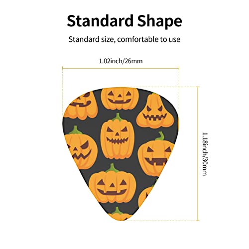 Médiators de guitare 12-Pack Motifs de citrouille d’Halloween Médiators pour guitare électrique Guitare acoustique… - Les Beatles, Paul McCartney, John Lennon, RIngo Starr, George Harrison Médiators de guitare 12-Pack Motifs de citrouille d'Halloween Médiators pour guitare électrique Guitare acoustique… – Image 4