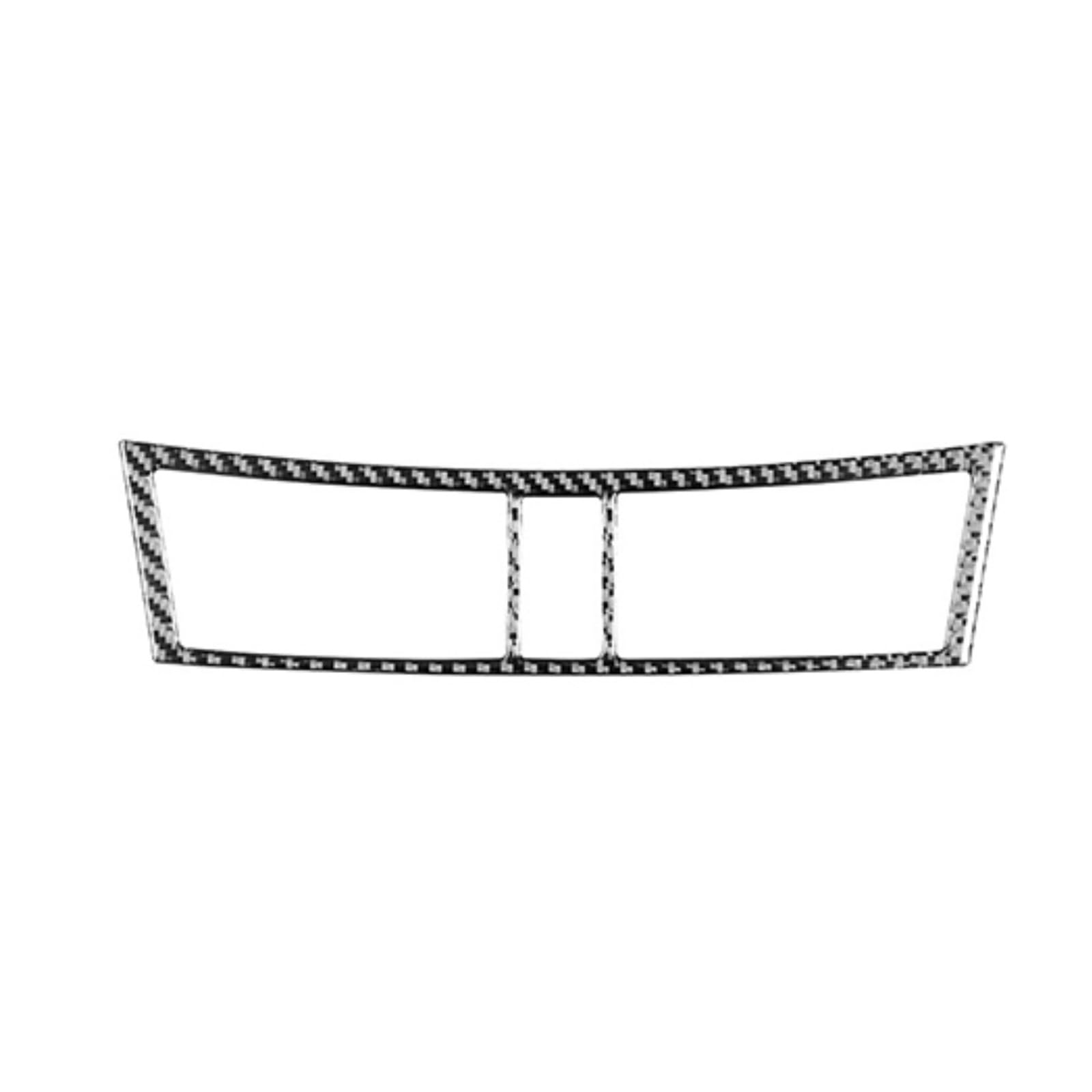 Car Central Control Air Outlets Vent Trim Frame Decoration Sticker Interior Accessories Compatible for Lexus GS 2006-2011 Carbon Fiber
