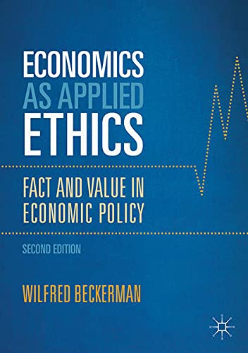 Buy Economics as Applied Ethics — BookShops.in