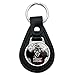 Black Leather Batman Disturbed Joker Keychain