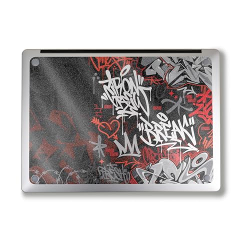 Image of Glossy Glitter Laptop Skin Compatible with Alienware M18 R2 (2024) - Red Tag - Premium 3M Vinyl Protective Wrap Decal Cover - Easy to Apply | Crafted in The USA by MightySkins