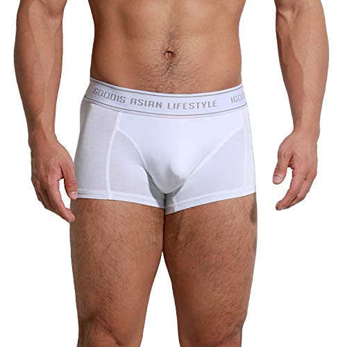 Men's Underwear U-Pouch Boxer Briefs Elasticity Modal Trunk 40022