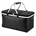 Pojemnik chłodzący piknikowy izotermiczna przenośna składana torba na lunch duży rynek kosz torba czarna \