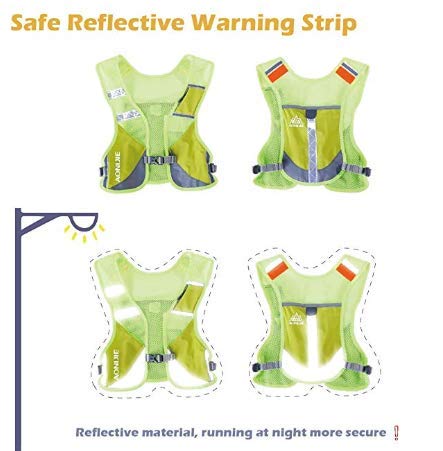 Baluue Gilet Utilitaire Réfléchissant Pour Activités De Plein Air, Sac