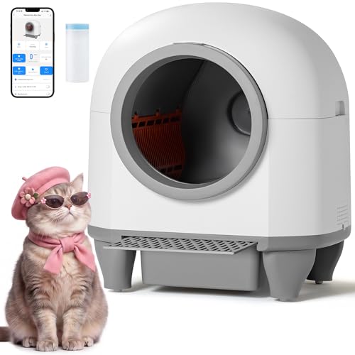 Greesum Automatic Rake-Based Litter Box with App Control