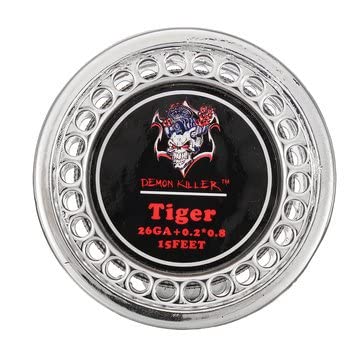 Ubersweet® Atomizer DIY Wire Clapton Tiger Quad Twisted Alien Fuse for RDA Tank -#2Tiger Wire