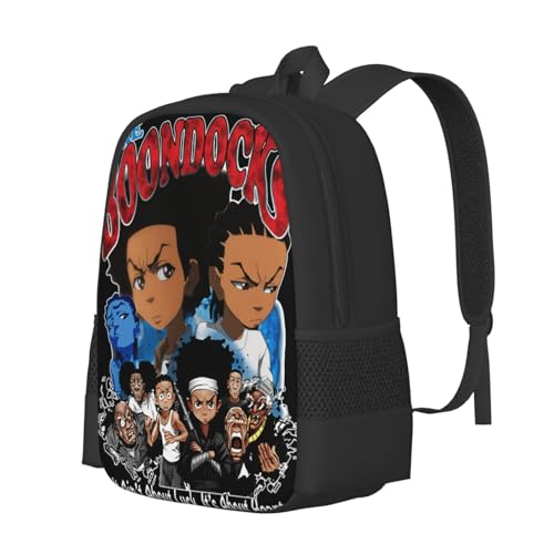 The Cute Boondocks Unisex Sports Bag, Backpack for Beach Comfortable Work Backpack Computer Bag for Men and Women2