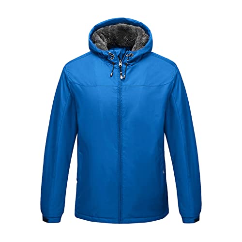 Coupe-vent d'hiver pour hommes veste à capuche chaude DGKaxiyaHM