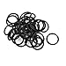 Aexit 30 Pcs Electrical equipment Black 13.2mm x 1.8mm Oil Resistant Sealing Ring O-shape NBR Rubber Grommets
