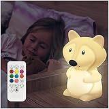 Kinderleichte Bedienung - Es kann zwischen 8 Leuchtfarben und weissem Licht ausgewählt werden. Die Einstellungen werden spielend einfach mit und ohne Fernbedienung vorgenommen. Für genaue Details wird eine deutsche Anleitung mitgeliefert.