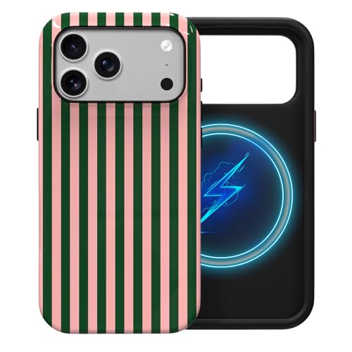 Coque iPhone 17 Pro antichoc MagSafe souple rigide pour fille