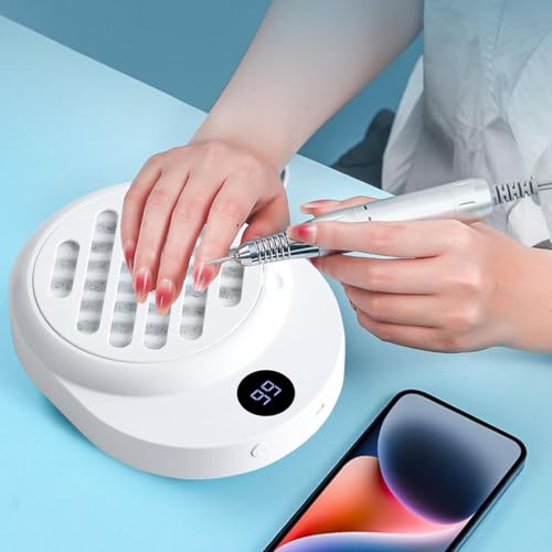 Aspirador de polvo de uñas con pantalla LED y extractor de manicura 3