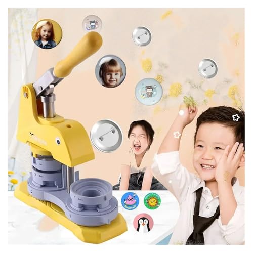 Machine à badges de 58mm ensemble de boutons cadeaux DIY bleu - 3