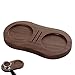 Tappetino manomissione espreso-16.7x8.8x1.4cm tappetino tamponamento espreso, supporto per manomissione del filtro del caffè in legno, tampone pressata per caffè anticrofilo | Base in legno con immagine