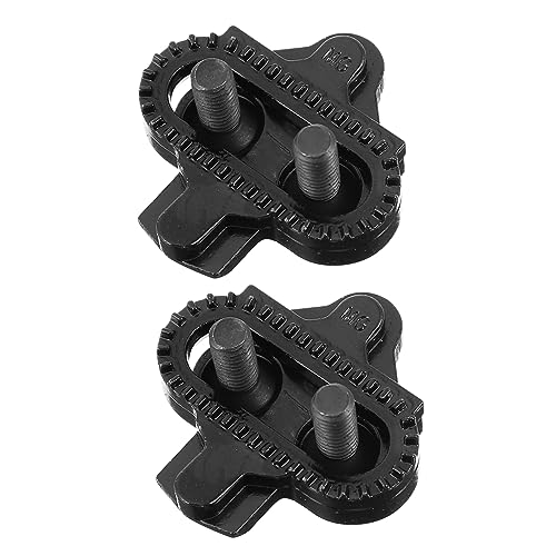 Yardwe 1pair Bike Cleats for Cycling Self-Lock Multi-Directional Release Pedal Clips Anti-Skid Design for Enhanced Control Compatible Shoes for Use