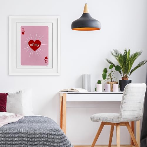 Affiche encadrée Queen Of My Heart Stupell pour décor de coiffeuse chic - 3