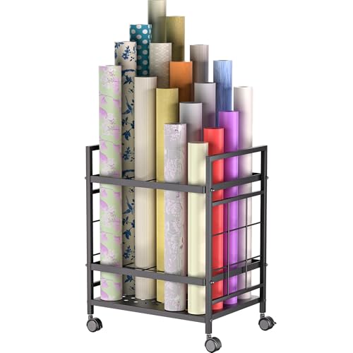 20-Slot Blueprint Storage Rack with Wheels