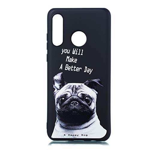 ChoosEU Nero Cover per Huawei P30 Lite Silicone