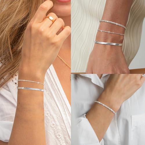 ⭐⭐⭐⭐ Cassieca Set tre Bracciali