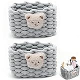 Douceur et Sécurité: Le panier rangement bébé possède des bords arrondis et une structure tissée sans angles vifs, ce qui le rend durable et sans danger pour les enfants et les animaux domestiques. Que ce soit pour ranger les jouets et vêtements de bébé ou organiser vos effets personnels, le panier rangement salle de bain vous permet de garder votre espace propre et organisé, pour un quotidien plus agréable