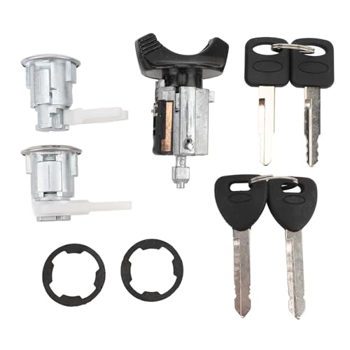 Conjunto de Cilindro de Fechadura de Porta de Ignição de Substituição de Alto Desempenho Com Chaves,