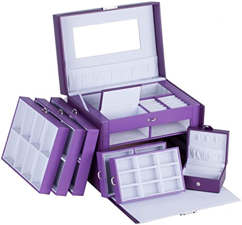 Étui de rangement cadeau pour filles et présentoir montre homme femme