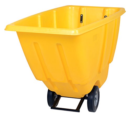 Carretilla plástica Vestil TDT-50-LD amarilla 450 lb miniatura 2