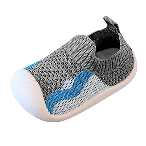 Baby Girls Boys First Walking Shoes Kids Mesh Soft Bottom Breathable Slip On Running Sneaker Leisure Socks Shoes