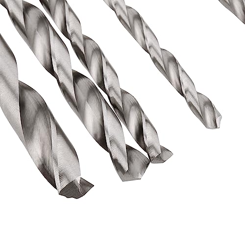 ZEONHEI 13 Pieces Long Drill Bit Set, High Speed Steel HSS Twist Drill Bits, Length 150mm Diameter 2mm-5mm and Length 200mm Diameter 4mm-10mm, High Hardness Spiral Drill Bit for Wood Metal Plastic - Image 3