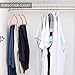 MIZGI Premium Velvet Hangers 50 Pack Heavyduty- Non Slip No Shoulder Bump Suit Hanger - Chrome Hooks,Space Saving Clothes Rounded Shape for Coat,Sweater,Jackets,Pants