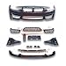 Castblock for 2012-2018 BMW 3 Series F30 Front Bumper Kit Facelift M3 style Replacement Conversion Bumper Sedan Wagon w/o PDC and Fog lights holes